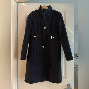 Navy Blue Fall Coat - US 4, worn twice